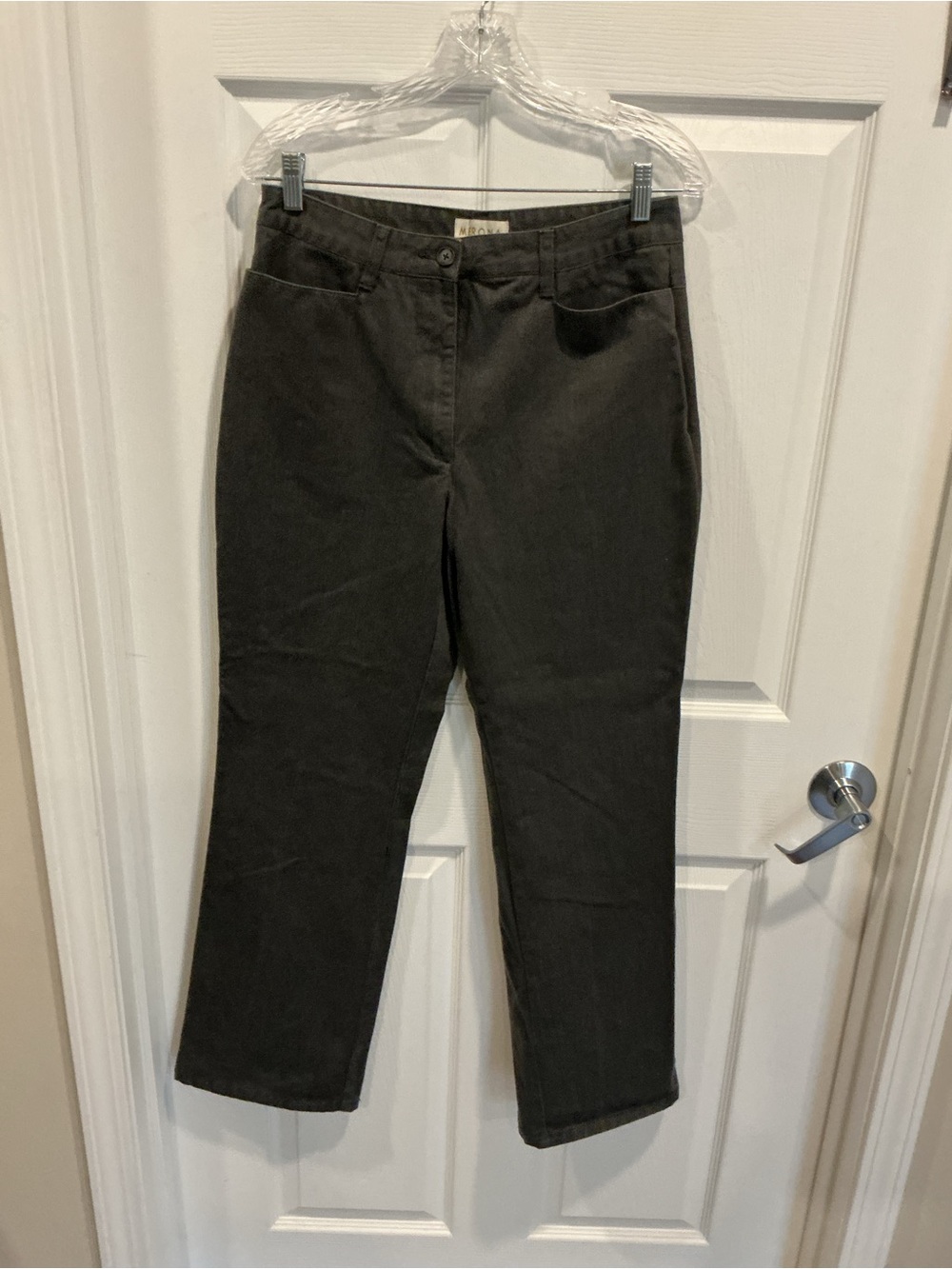 Merona Straight-Leg Jeans in Charcoal